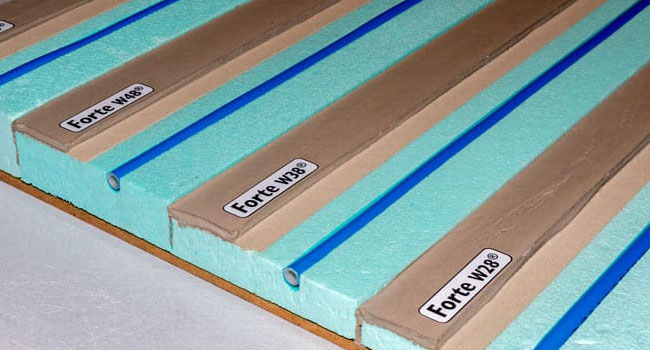 Bodenheizung Trägerplatte